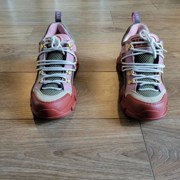 Gucci-W-Pink Flashtrek Sneaker Hiking boot - Picture 3 of 8